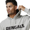 Cincinnati Bengals NFL Mens Gray Woven Hoodie