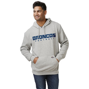 Denver Broncos NFL Mens Gray Woven Hoodie