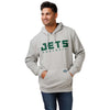 New York Jets NFL Mens Gray Woven Hoodie