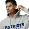 New England Patriots NFL Mens Gray Woven Hoodie