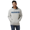 Seattle Seahawks NFL Mens Gray Woven Hoodie