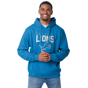 Detroit Lions NFL Mens Solid Hoodie