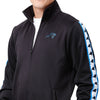 Carolina Panthers NFL Mens Stripe Logo Track Jacket