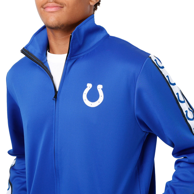 Football Fan Shop Officially Licensed NFL Full-Zip Hooded Jacket - Colts