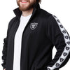 Las Vegas Raiders NFL Mens Stripe Logo Track Jacket