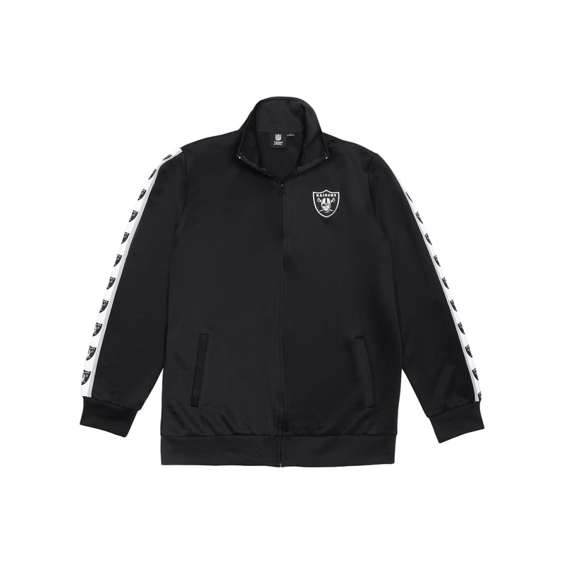 Las Vegas Raiders NFL Team Logo Black Bomber Jacket