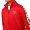 San Francisco 49ers NFL Mens Stripe Logo Track Jacket