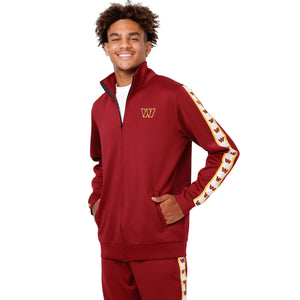 Washington Commanders NFL Mens Stripe Logo Track Jacket