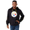 Pittsburgh Steelers NFL Mens Velour Hooded Sweatshirt