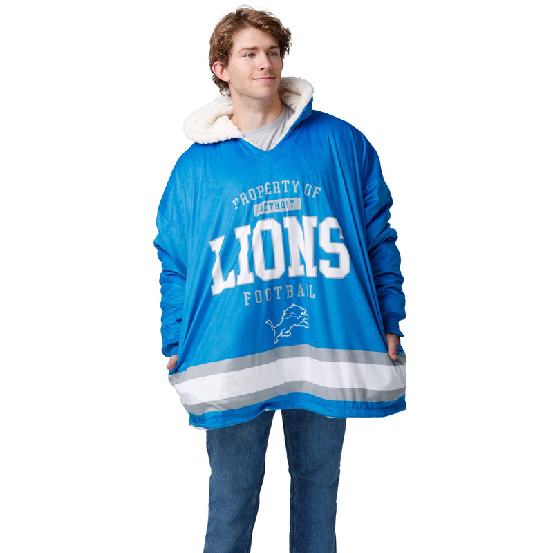 Detroit Lions Women's Tie Dye Hoody - Vintage Detroit Collection