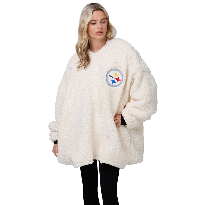 Pittsburgh Steelers NFL team apparel womens Poncho one size