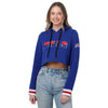 Buffalo Bills NFL Womens Cropped Chenille Hoodie