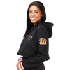 Cincinnati Bengals NFL Womens Cropped Chenille Hoodie