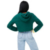 Green Bay Packers NFL Womens Cropped Chenille Hoodie