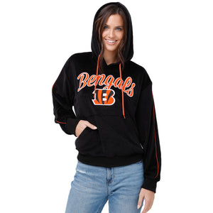 Cincinnati Bengals NFL Womens Velour Hooded Sweatshirt