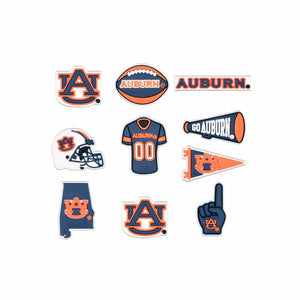 Auburn Tigers NFL 10 Pack Team Clog Charms