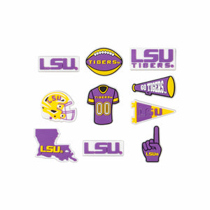 Lsu Tigers NCAA 10 Pack Team Clog Charms