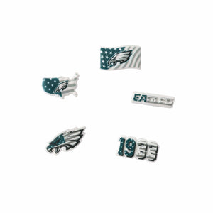 Philadelphia Eagles NFL Americana 5 Pack Team Clog Charms