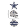 Dallas Cowboys NFL 3 Pack Tailgate Tote Charms