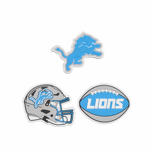 Detroit Lions NFL 3 Pack Tailgate Tote Charms