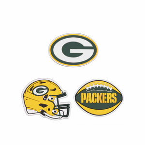 Green Bay Packers NFL 3 Pack Tailgate Tote Charms