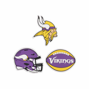 Minnesota Vikings NFL 3 Pack Tailgate Tote Charms