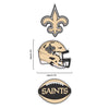 New Orleans Saints NFL 3 Pack Tailgate Tote Charms