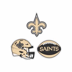 New Orleans Saints NFL 3 Pack Tailgate Tote Charms