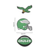 Philadelphia Eagles NFL Kelly Green 3 Pack Tailgate Tote Charms