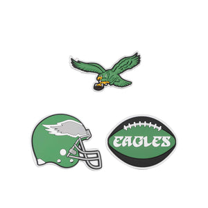 Philadelphia Eagles NFL Kelly Green 3 Pack Tailgate Tote Charms
