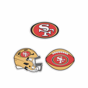 San Francisco 49Ers NFL 3 Pack Tailgate Tote Charms