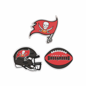 Tampa Bay Buccaneers NFL 3 Pack Tailgate Tote Charms
