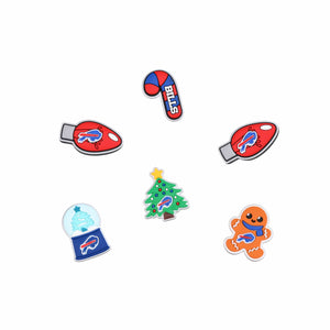 Buffalo Bills NFL 6 Pack Holiday Team Clog Charms