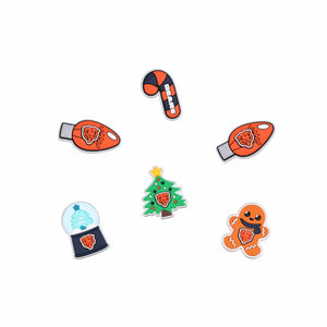 Chicago Bears NFL 6 Pack Holiday Team Clog Charms