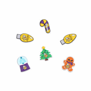 Minnesota Vikings NFL 6 Pack Holiday Team Clog Charms