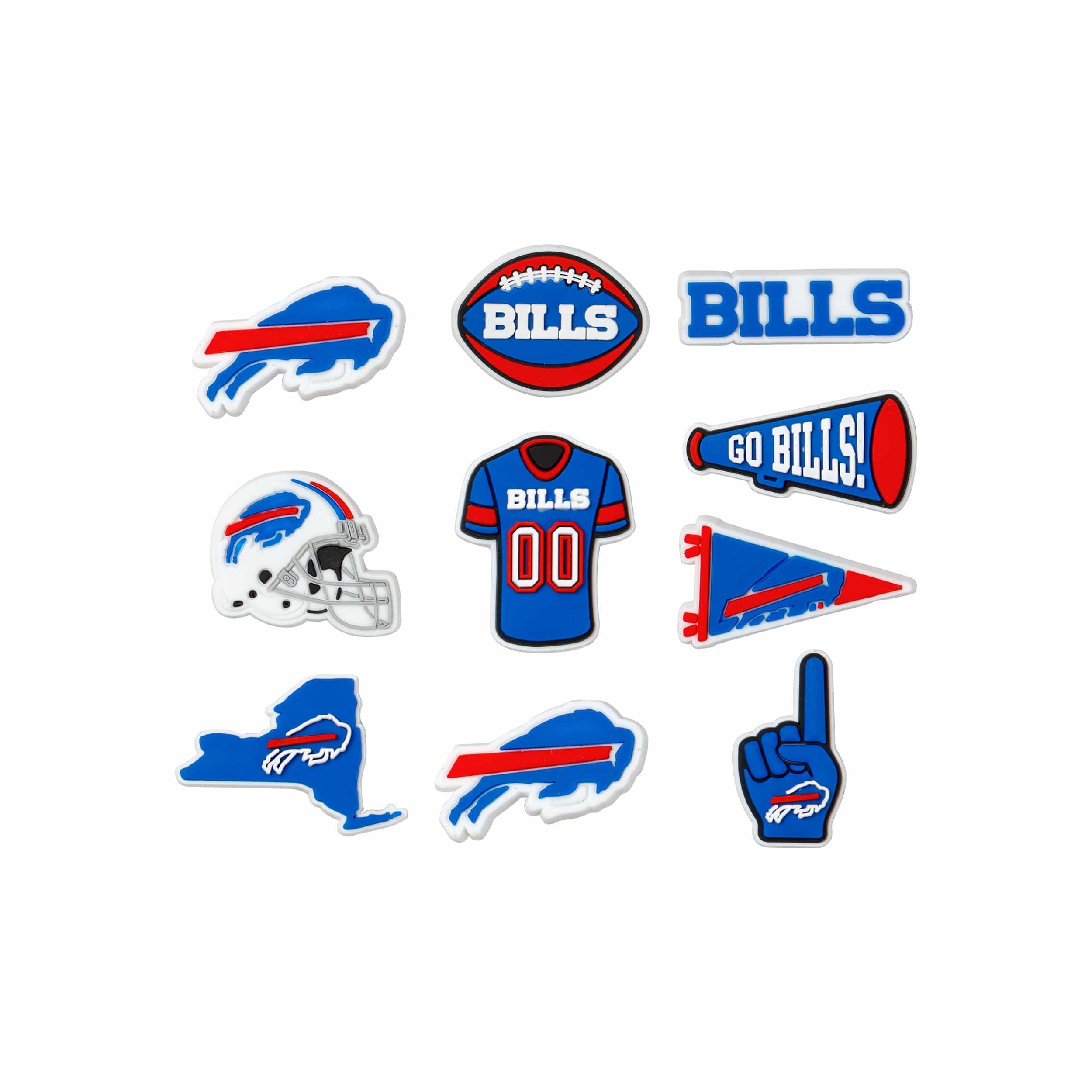 BUFFALO BILLS HOME AWAY JERSEY KEYCHAIN