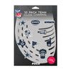 Dallas Cowboys NFL 10 Pack Team Clog Charms