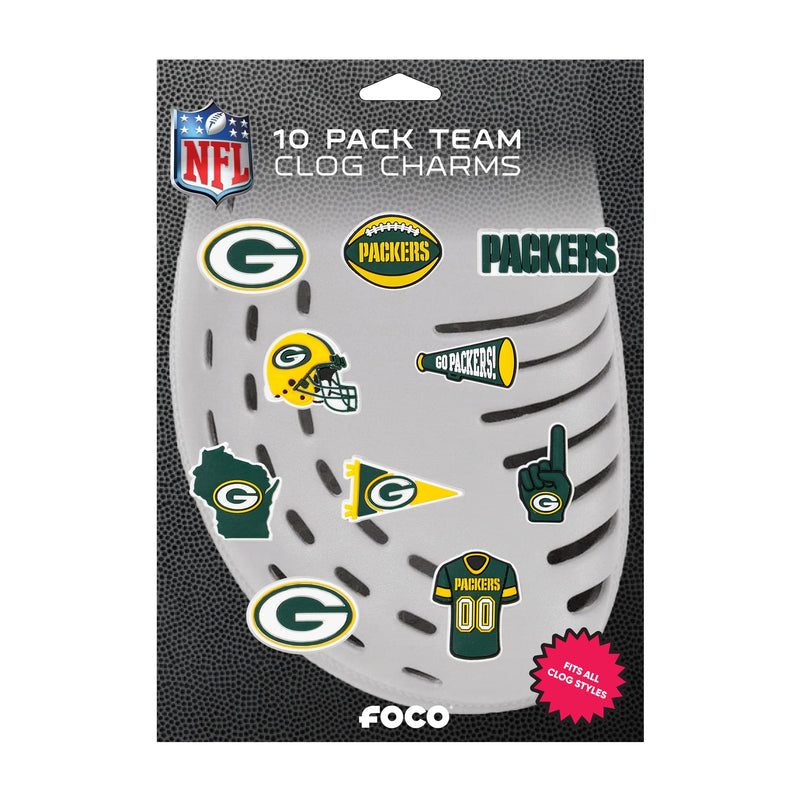 Green Bay Packers Big Logo Light-Up Clog Charm at the Packers Pro Shop