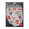 Kansas City Chiefs NFL 10 Pack Team Clog Charms