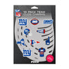 New York Giants NFL 10 Pack Team Clog Charms