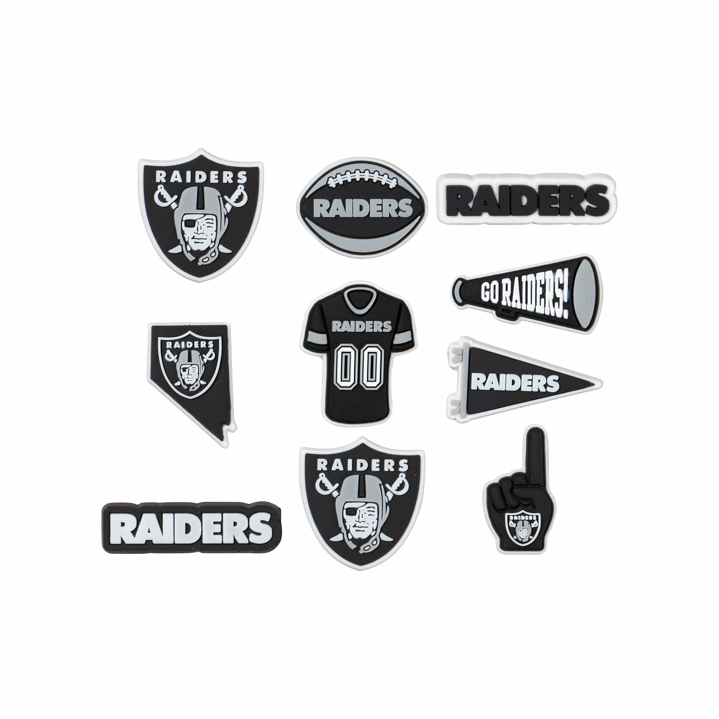 Logo Las Vegas Raiders 3-Pack Fan Decal