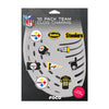 Pittsburgh Steelers NFL 10 Pack Team Clog Charms