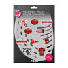 Tampa Bay Buccaneers NFL 10 Pack Team Clog Charms