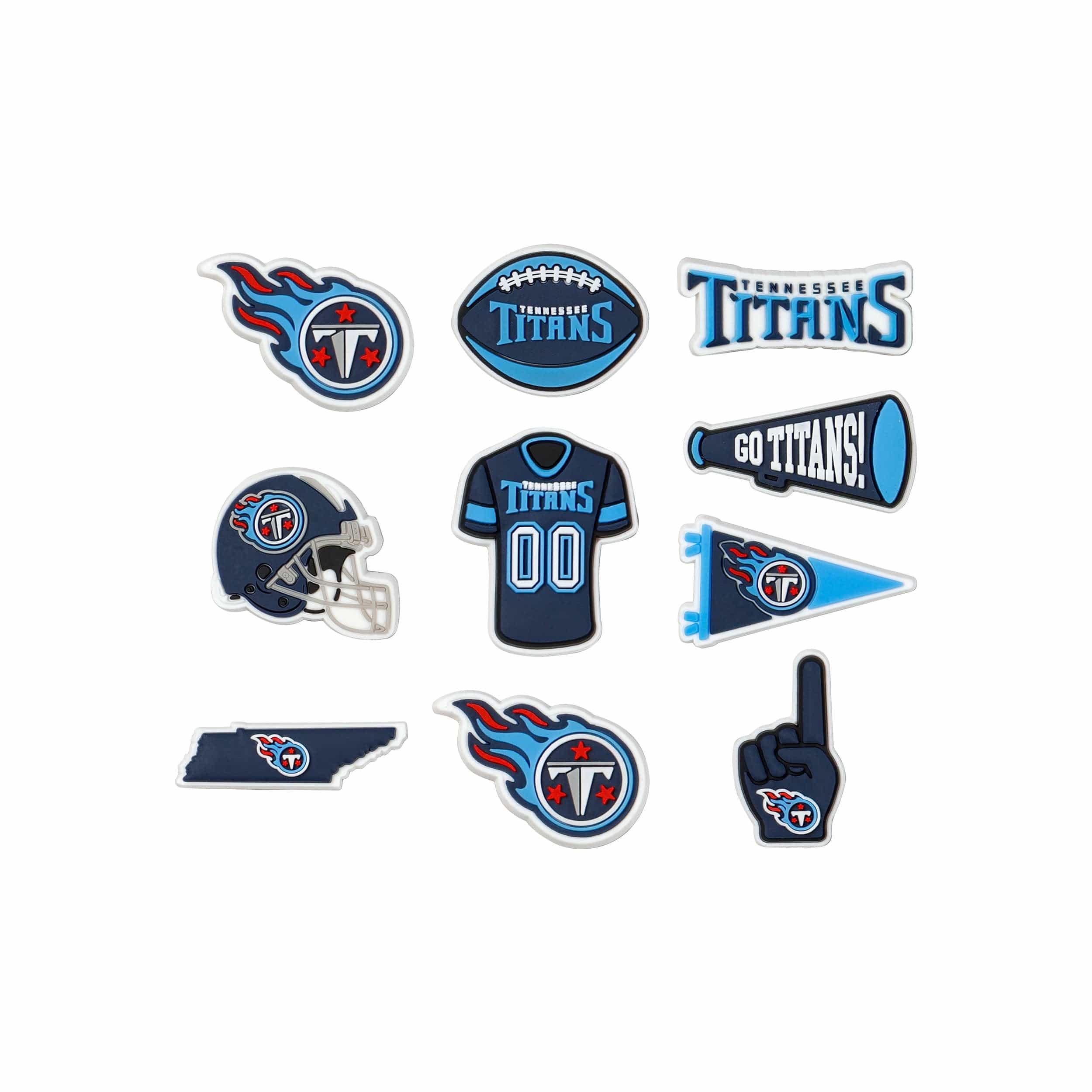 Sports Croc Charms- Football Tennessee Titans