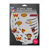 Washington Commanders NFL 10 Pack Team Clog Charms