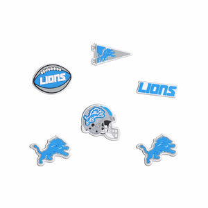 Detroit Lions NFL 6 Pack Team Clog Charms