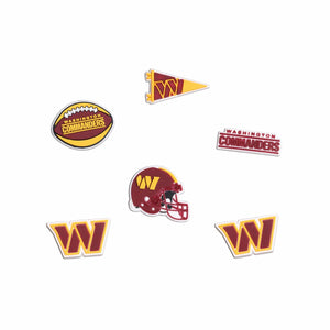 Washington Commanders NFL 6 Pack Team Clog Charms
