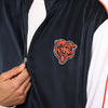 Chicago Bears NFL Two Tone Velour Zip Up Top (PREORDER - SHIPS EARLY OCTOBER)