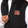 Cincinnati Bengals NFL Two Tone Velour Zip Up Top (PREORDER - SHIPS EARLY OCTOBER)