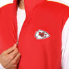 Kansas City Chiefs NFL Two Tone Velour Zip Up Top (PREORDER - SHIPS EARLY OCTOBER)
